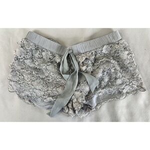 Aerie Shorts Sleepwear Sz‎ Small Gray Lace